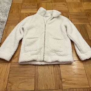 NWT Fuzzy zip up